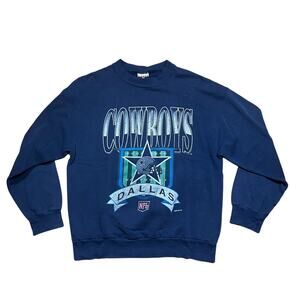 Vintage 90s Dallas Cowboys Graphic Crewneck Sweatshirt 1993 XL